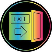 Exit Vector Icon Design