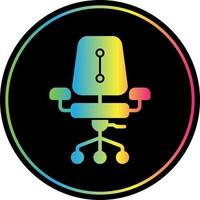 Desk Chair Vector Icon Design