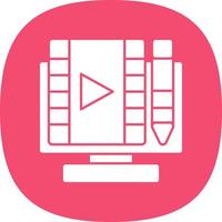Video Editing Vector Icon Design