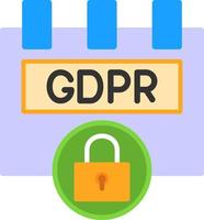 Gdpr Plugin Vector Icon Design