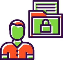 Sensitive Personal Data Vector Icon Design