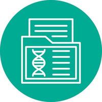 Genetic Data Vector Icon Design