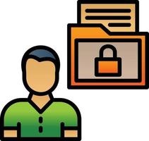 Sensitive Personal Data Vector Icon Design