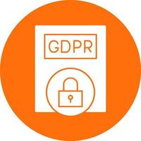Gdpr Policy Vector Icon Design