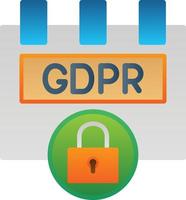 Gdpr Plugin Vector Icon Design