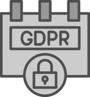 Gdpr Plugin Vector Icon Design