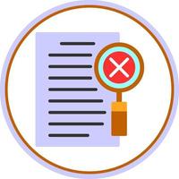 Data Infringement Vector Icon Design