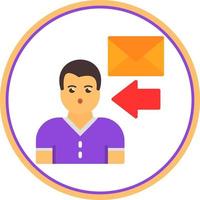 Recipient Vector Icon Design