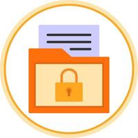 Encrypted Data Vector Icon Design