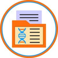 Genetic Data Vector Icon Design