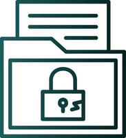 Personal Data Breach Vector Icon Design