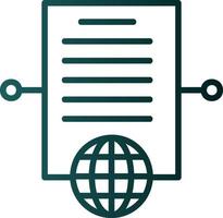 Binding Corporate Rules Vector Icon Design