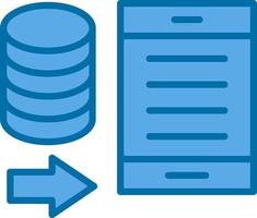 Data Portability Vector Icon Design