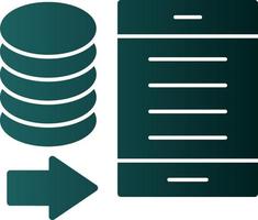 Data Portability Vector Icon Design