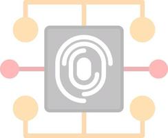 Biometric Data Vector Icon Design
