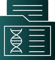 diseño de icono de vector de datos genéticos