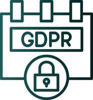 Gdpr Plugin Vector Icon Design