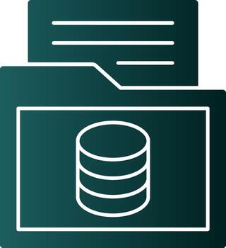 diseño de icono de vector de procesador de datos