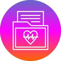 Data Concerning Health Vector Icon Design