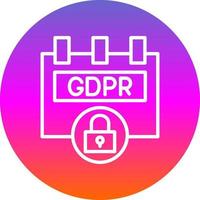 Gdpr Plugin Vector Icon Design