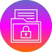 Encrypted Data Vector Icon Design