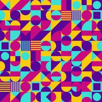 medio tono geométrico elemento gráfico línea vector formas coloridas resumen mural fondo diseño banner punto formas