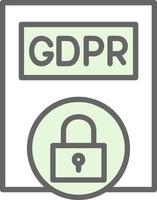 Gdpr Policy Vector Icon Design