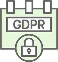 Gdpr Plugin Vector Icon Design