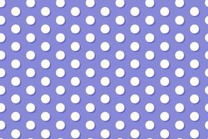 Blue and white polka dot pattern vector