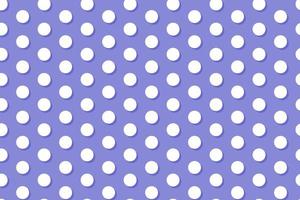 Blue and white polka dot pattern vector