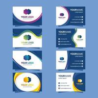 Gradient Style Business Essential Business Card vector