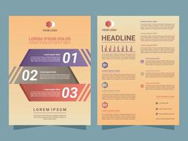 Gradient Style Business Essentials Brochure vector