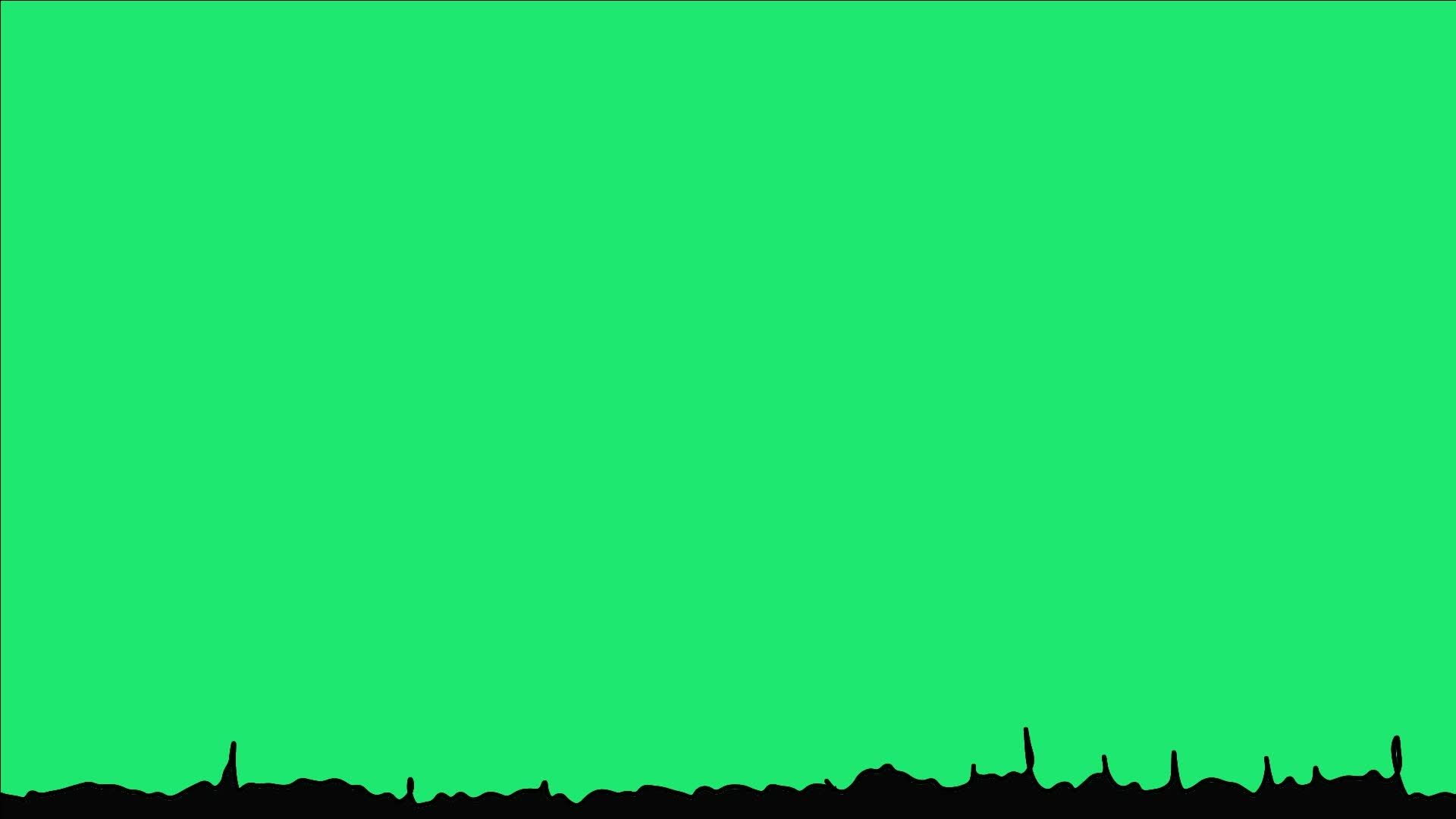Seismograph vibration animation video, green screen. suitable for video