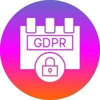 Gdpr Plugin Vector Icon Design