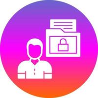 Sensitive Personal Data Vector Icon Design