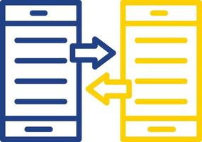 Data Transfer Vector Icon Design