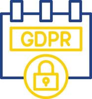 Gdpr Plugin Vector Icon Design