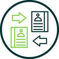 Directory Replacement Vector Icon Design