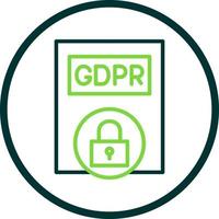 Gdpr Policy Vector Icon Design