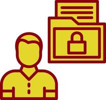 Sensitive Personal Data Vector Icon Design