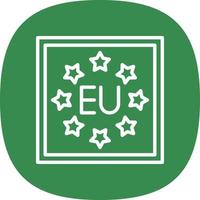 Eu Vector Icon Design