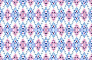 Abstract geometric tribal ethnic ikat folklore diamonds oriental seamless pattern traditional design for background,carpet,wallpaper,clothing,fabric,wrapping,print,batik,folk,knit vector illustration