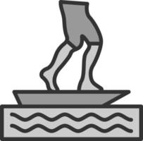 Flowrider Vector Icon Design