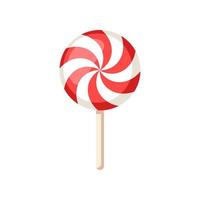 Lollipop Swirl candy vector isolated