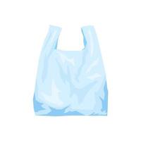 Plastic bag vector isolated on white background