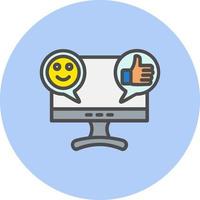 Reaction Vector Icon