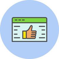 Satisfaction Icon Design vector