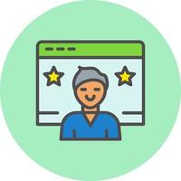 Customer Review Icon Design vector