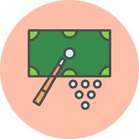 Pool Table Vector Icon