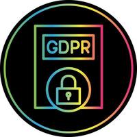 Gdpr Policy Vector Icon Design